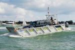 ID 4390 FACILITATOR - a 9-metre motorised landing craft based in Auckland, New Zealand and servicing the islands of the Hauraki Gulf.